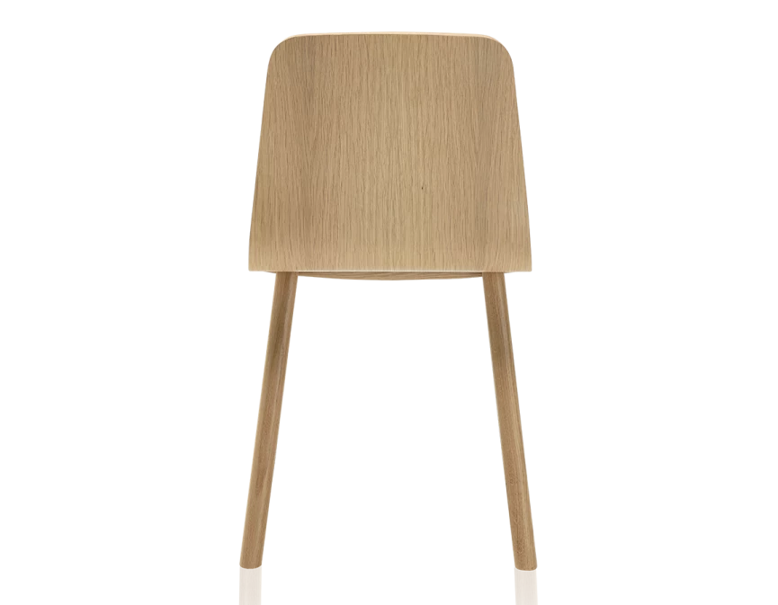 Chaise design en chêne teinte de bois naturelle