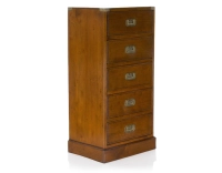 Chiffonnier marine bois teinte merisier Chiffonnier marine bois teinte merisier
