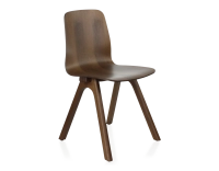Oak designer chair dark brown wood stain Oak designer chair dark brown wood stain