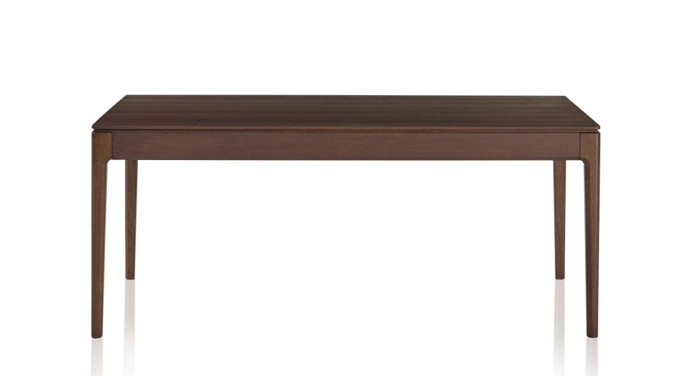 8 person oak dining table dark brown tint wooden top 210x90 cm 8 person oak dining table dark brown tint wooden top 210x90 cm