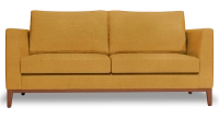 Canapé design 2,5 places tissu jaune Canapé design 2,5 places tissu jaune