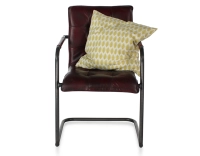 Fauteuil de bureau cuir rouge carmin Fauteuil de bureau cuir rouge carmin