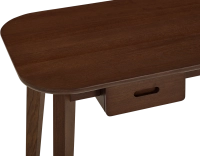 Bureau scandinave en chêne teinte marron foncé L150 cm Bureau scandinave en chêne teinte marron foncé L150 cm