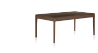 Table extensible en chêne 6 à 12 personnes avec plateau et allonges bois teinte marron foncé 140x100 cm Table extensible en chêne 6 à 12 personnes avec plateau et allonges bois teinte marron foncé 140x100 cm