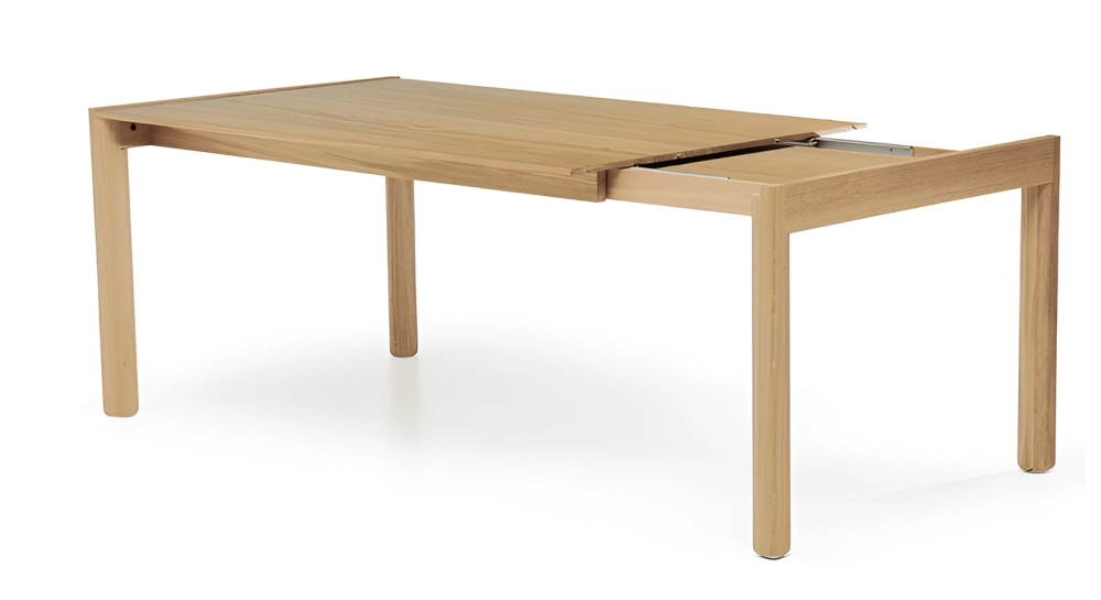 Table extensible 8 à 14 personnes en chêne allonges bois bois teinte naturelle 210x100 cm Table extensible 8 à 14 personnes en chêne allonges bois bois teinte naturelle 210x100 cm