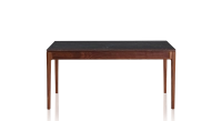 Table extensible 6 à 12 personnes en noyer et céramique allonges céramique avec bois teinte naturelle et plateau et allonges céramique effet ardoise 140x100 cm Table extensible 6 à 12 personnes en noyer et céramique allonges céramique avec bois teinte naturelle et plateau et allonges céramique effet ardoise 140x100 cm