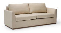 Canapé convertible 3 places tissus chiné beige Canapé convertible 3 places tissus chiné beige
