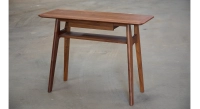 Console fixe en noyer teinte naturelle 100x40 cm Console fixe en noyer teinte naturelle 100x40 cm