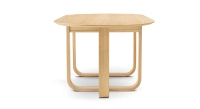 8 person oak dining table natural tint 210x100 cm 8 person oak dining table natural tint 210x100 cm