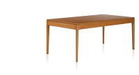 Table extensible en chêne 6 à 12 personnes avec plateau et allonges bois teinte merisier 140x100 cm Table extensible en chêne 6 à 12 personnes avec plateau et allonges bois teinte merisier 140x100 cm