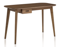 Bureau scandinave en chêne teinte noyer L120 cm Bureau scandinave en chêne teinte noyer L120 cm