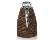 Thermos en rotin brun 0.6 litre Thermos en rotin brun 0.6 litre