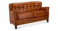 2 seater leather club sofa light brown 2 seater leather club sofa light brown
