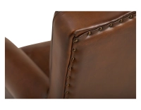 Fauteuil club cuir marron vintage Fauteuil club cuir marron vintage