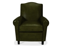 Fauteuil club cuir vert olive Fauteuil club cuir vert olive