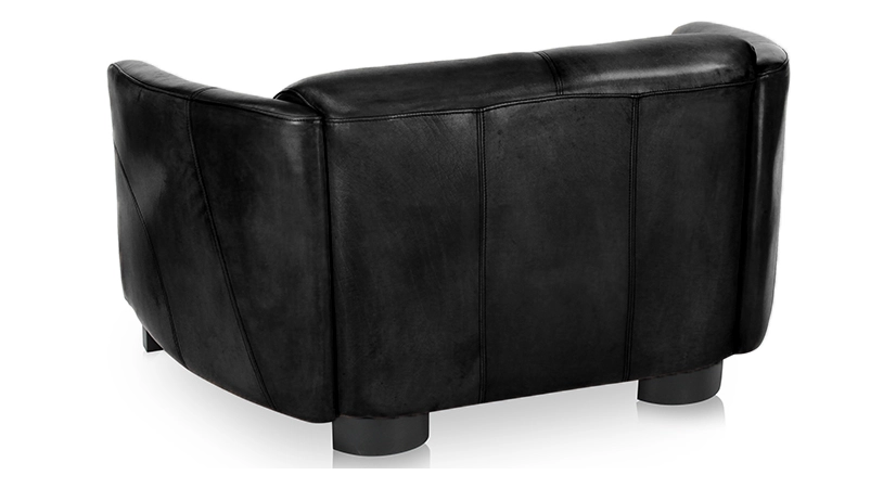 2 seater leather club sofa black 2 seater leather club sofa black