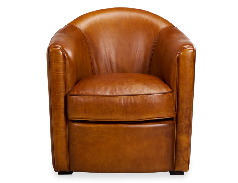 Leather club armchair cognac Leather club armchair cognac