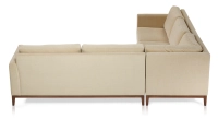 Canapé d'angle 6 places avec angle droit plus long tissu crème (2G - A - 3D) Canapé d'angle 6 places avec angle droit plus long tissu crème (2G - A - 3D)