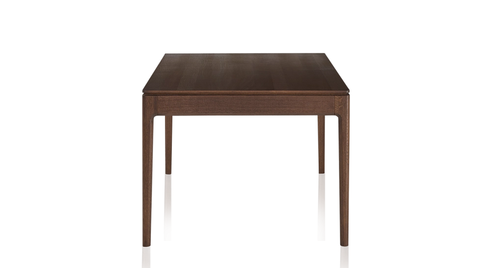 8 person oak dining table dark brown tint wooden top 210x90 cm 8 person oak dining table dark brown tint wooden top 210x90 cm
