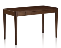 Bureau design en chêne teinte marron foncé L150 cm Bureau design en chêne teinte marron foncé L150 cm