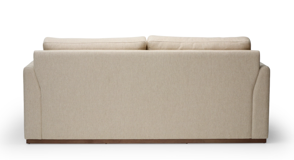 Canapé convertible 3 places tissus chiné beige