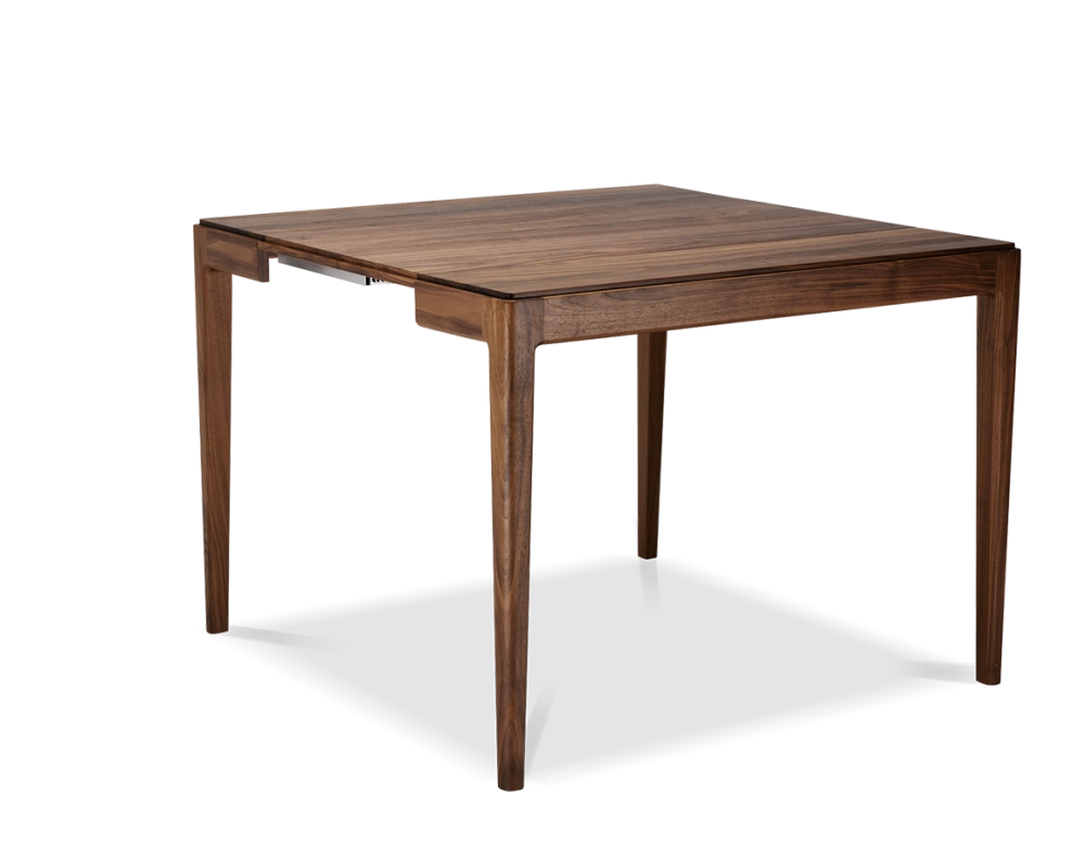 Console extensible en noyer avec 2 allonges teinte naturelle 120x50 cm 120X50 cm Console extensible en noyer avec 2 allonges teinte naturelle 120x50 cm 120X50 cm
