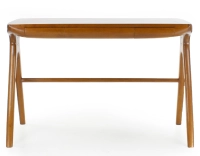 Bureau scandinave grand modèle bois teinte merisier L115 cm Bureau scandinave grand modèle bois teinte merisier L115 cm