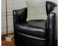 Fauteuil club cuir noir Fauteuil club cuir noir
