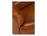 Fauteuil club cuir marron clair Fauteuil club cuir marron clair