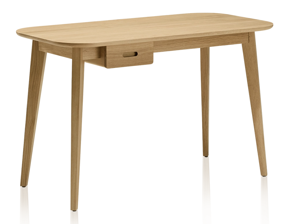 Scandinavian oak desk natural tint L120 cm Scandinavian oak desk natural tint L120 cm