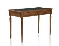 Bureau ancien style Louis XVI plateau cuir vert L110 cm Bureau ancien style Louis XVI plateau cuir vert L110 cm