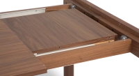 Table extensible 8 à 12 personnes en noyer allonges bois bois teinte naturelle 180x100 cm Table extensible 8 à 12 personnes en noyer allonges bois bois teinte naturelle 180x100 cm