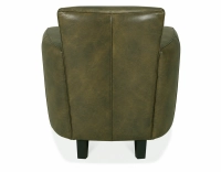 Fauteuil club cuir vert olive