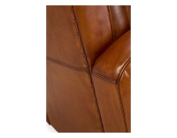 Fauteuil club cuir marron clair Fauteuil club cuir marron clair