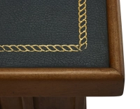Bureau ancien style directoire plateau cuir vert L80 cm Bureau ancien style directoire plateau cuir vert L80 cm