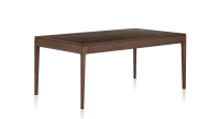 8 person oak dining table dark brown tint wooden top 210x90 cm 8 person oak dining table dark brown tint wooden top 210x90 cm