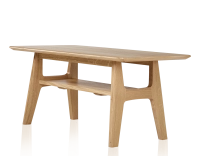 Rectangular oak coffee table natural tint 100x50 cm 100x50 cm Rectangular oak coffee table natural tint 100x50 cm 100x50 cm