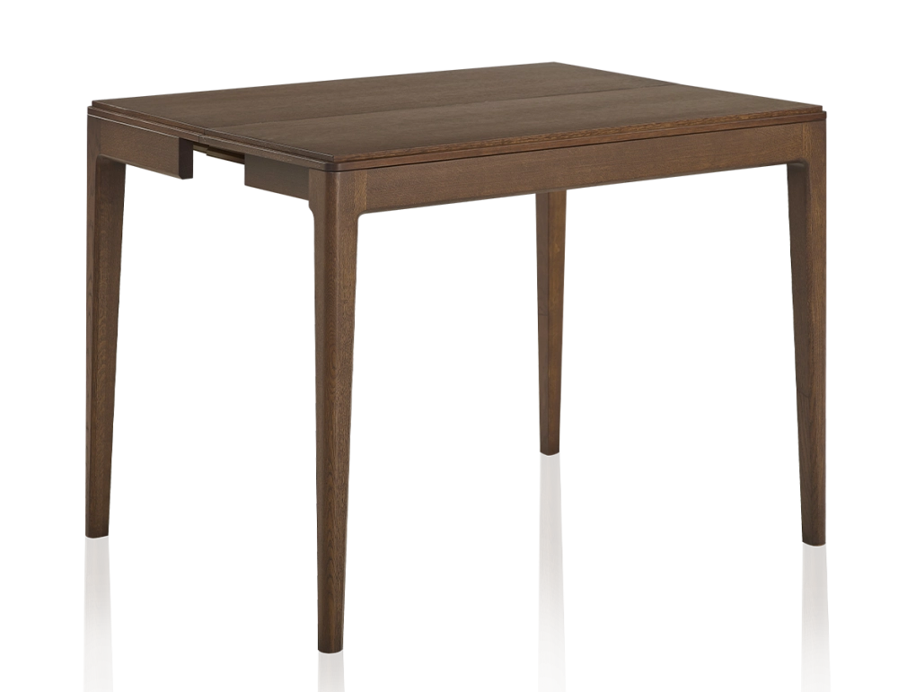 Console pliante en chêne teinte marron foncé 100x40 cm Console pliante en chêne teinte marron foncé 100x40 cm