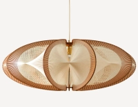 Wood and cotton thread twisted weaving large model pendant light Wood and cotton thread twisted weaving large model pendant light