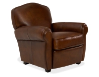 Fauteuil club cuir marron vintage Fauteuil club cuir marron vintage