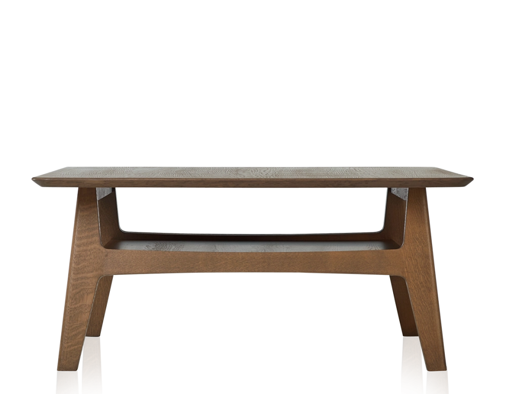 Square oak coffee table walnut stain 100x100 cm 100x100 cm Square oak coffee table walnut stain 100x100 cm 100x100 cm