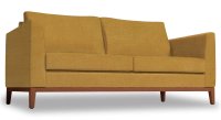 Canapé design 2,5 places tissu jaune Canapé design 2,5 places tissu jaune