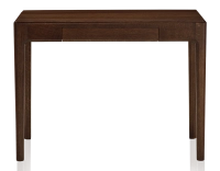Bureau design en chêne teinte marron foncé L100 cm Bureau design en chêne teinte marron foncé L100 cm