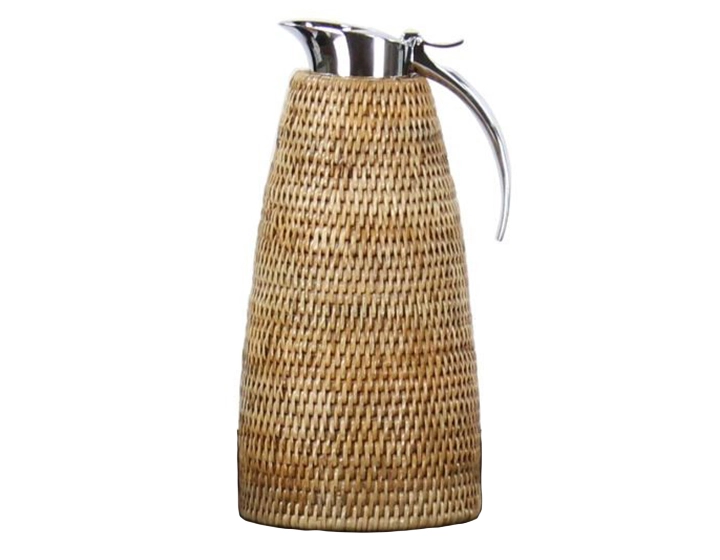 Thermos en rotin naturel 1.3 litre Thermos en rotin naturel 1.3 litre
