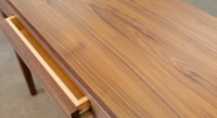 Walnut design desk natural finish l100 cm