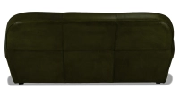 Canapé club cuir 3 places vert olive accoudoirs cloutés Canapé club cuir 3 places vert olive accoudoirs cloutés