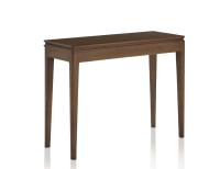 Console pliante en chêne teinte marron foncé 120x40 cm Console pliante en chêne teinte marron foncé 120x40 cm