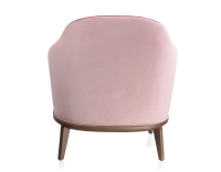 Fauteuil design tissu bordeaux et vieux rose Fauteuil design tissu bordeaux et vieux rose