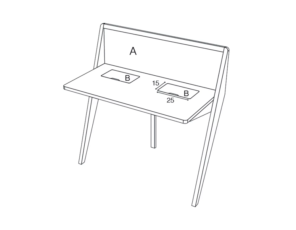 SUPER PARENT design desk teinte naturelle