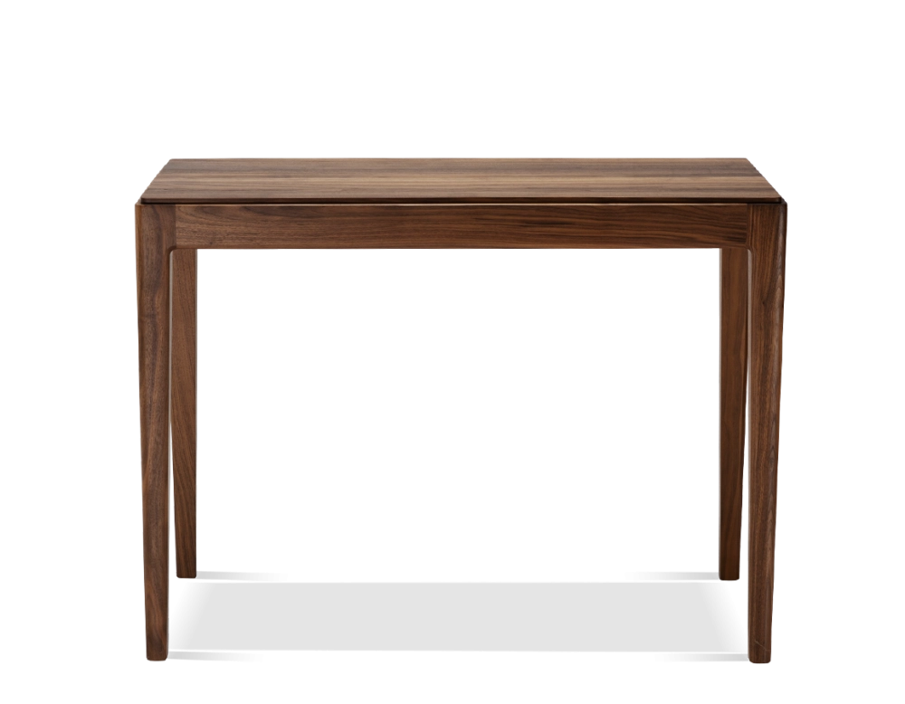 Console extensible en noyer avec 2 allonges teinte naturelle 120x50 cm 120X50 cm Console extensible en noyer avec 2 allonges teinte naturelle 120x50 cm 120X50 cm
